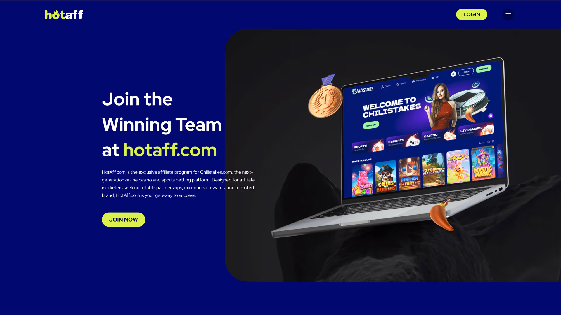 Hotaff website screenshot