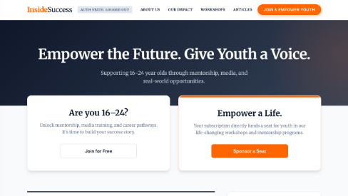 luxe estate website screenshot